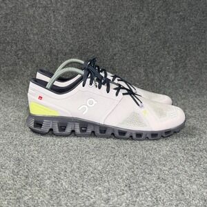 On Running Cloud X 3 Running Shoes Women's 10 Orchid Iron Athletic Run Training